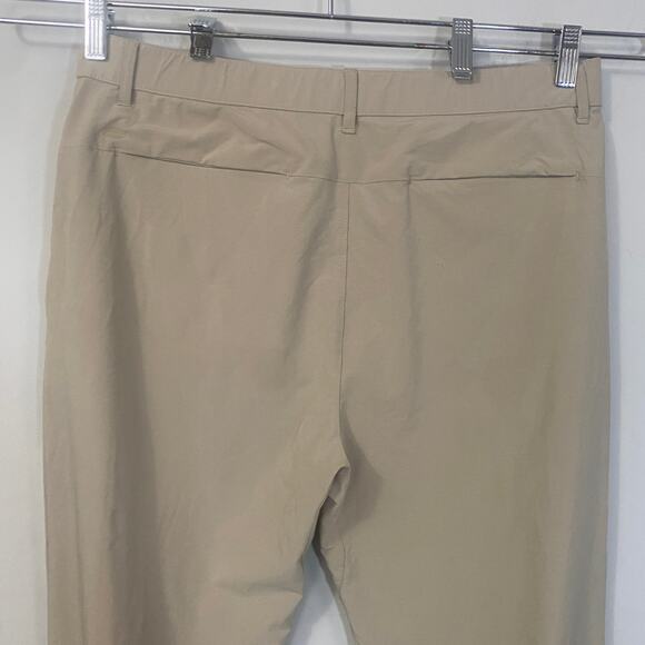 Fabletics The Only Pant Tan Cream Lightweight Outdoor Pant Straight Leg Sz L - Picture 10 of 14